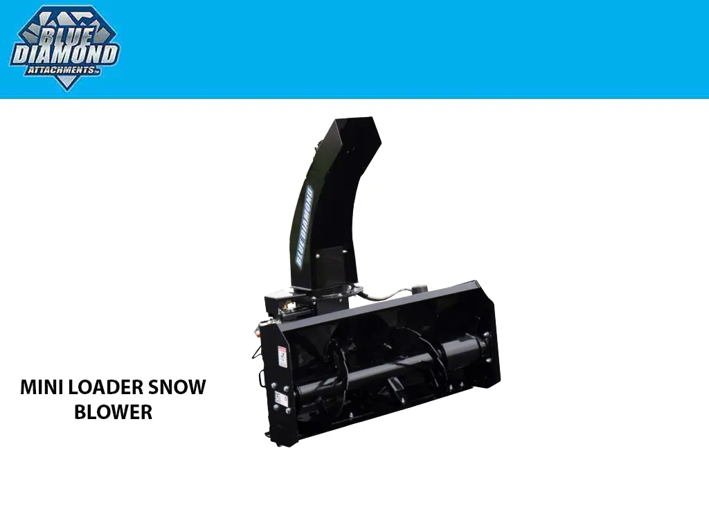 Blue Diamond Snow Blower For Mini Loaders 1
