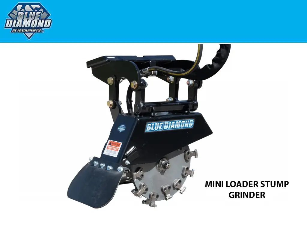 Blue Diamond Mini Loader Stump Grinder 1