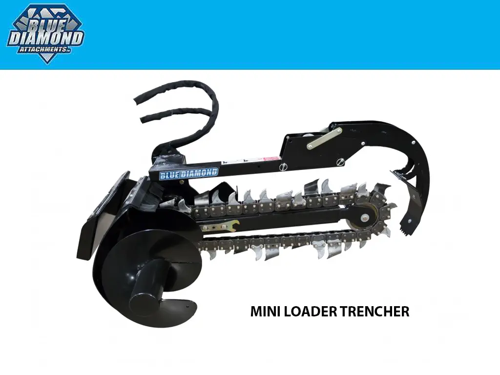 Blue Diamond Mini Trencher For Mini Loaders 1