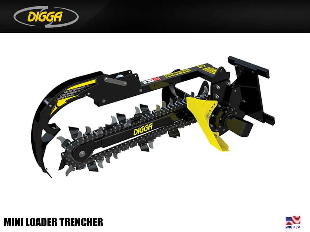 Digga Bigfoot Trencher For Mini Loaders 1