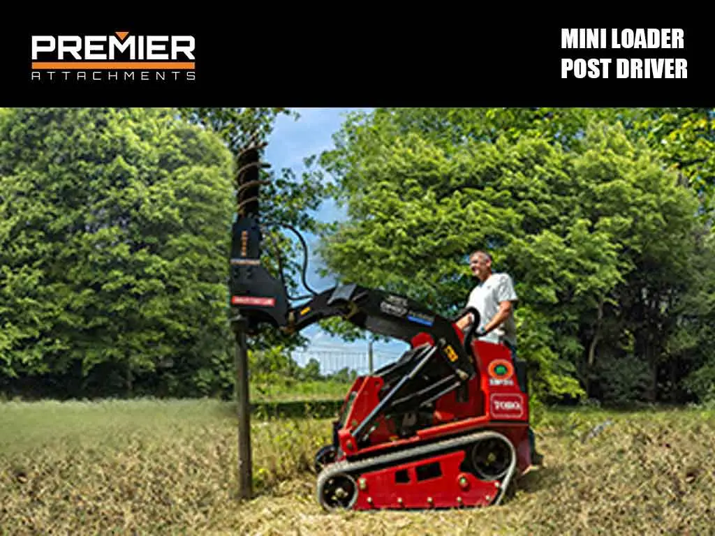 Premier Post Driver For Mini Loader 1