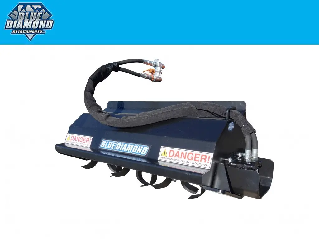 Blue Diamond Rototiller For Mini Loader 1