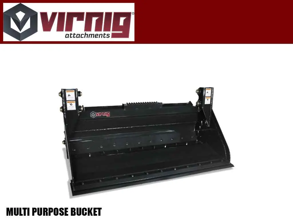 Virnig V60 Multi-Purpose 4-In-1 Bucket For Skid Steer 1