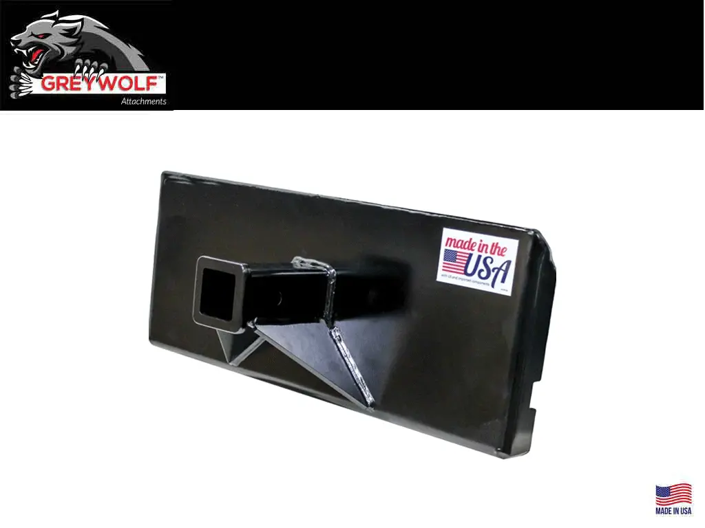 Greywolf Mini Skid Steer 2" Receiver Hitch Plate 1