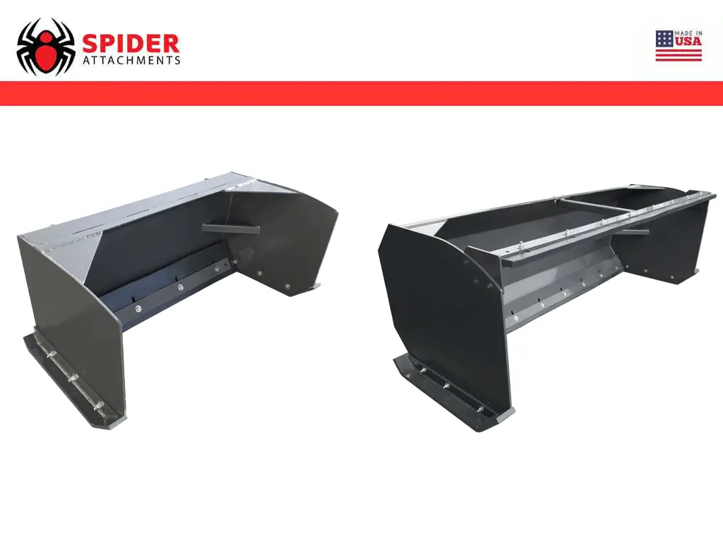 Spider Extreme Duty Snow Pusher For Skid Steer 1