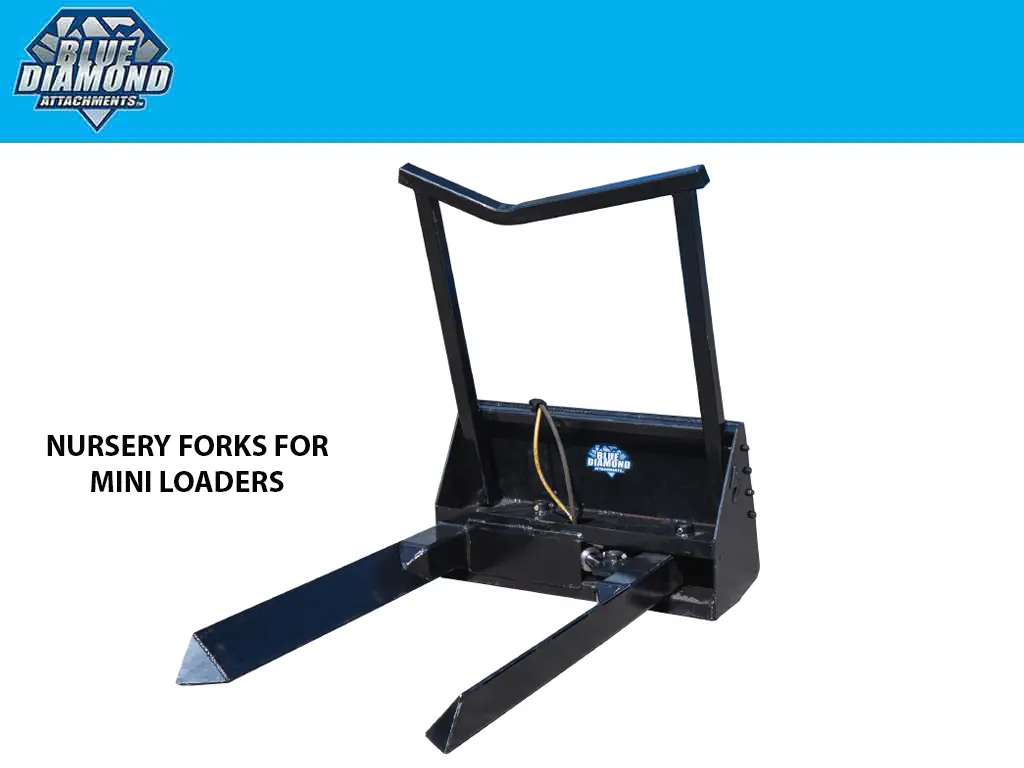 Blue Diamond Tree Forks For Mini Loaders 1