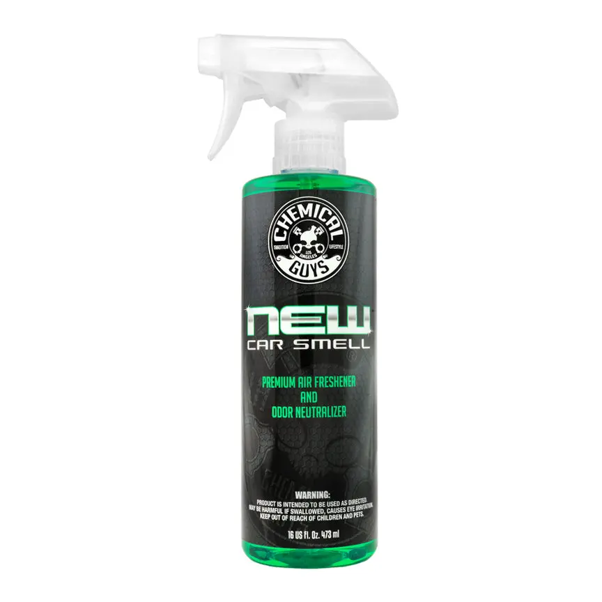 Chemical Guys Air Freshener And Odor Eliminator New Car Scent 16 Oz. 1