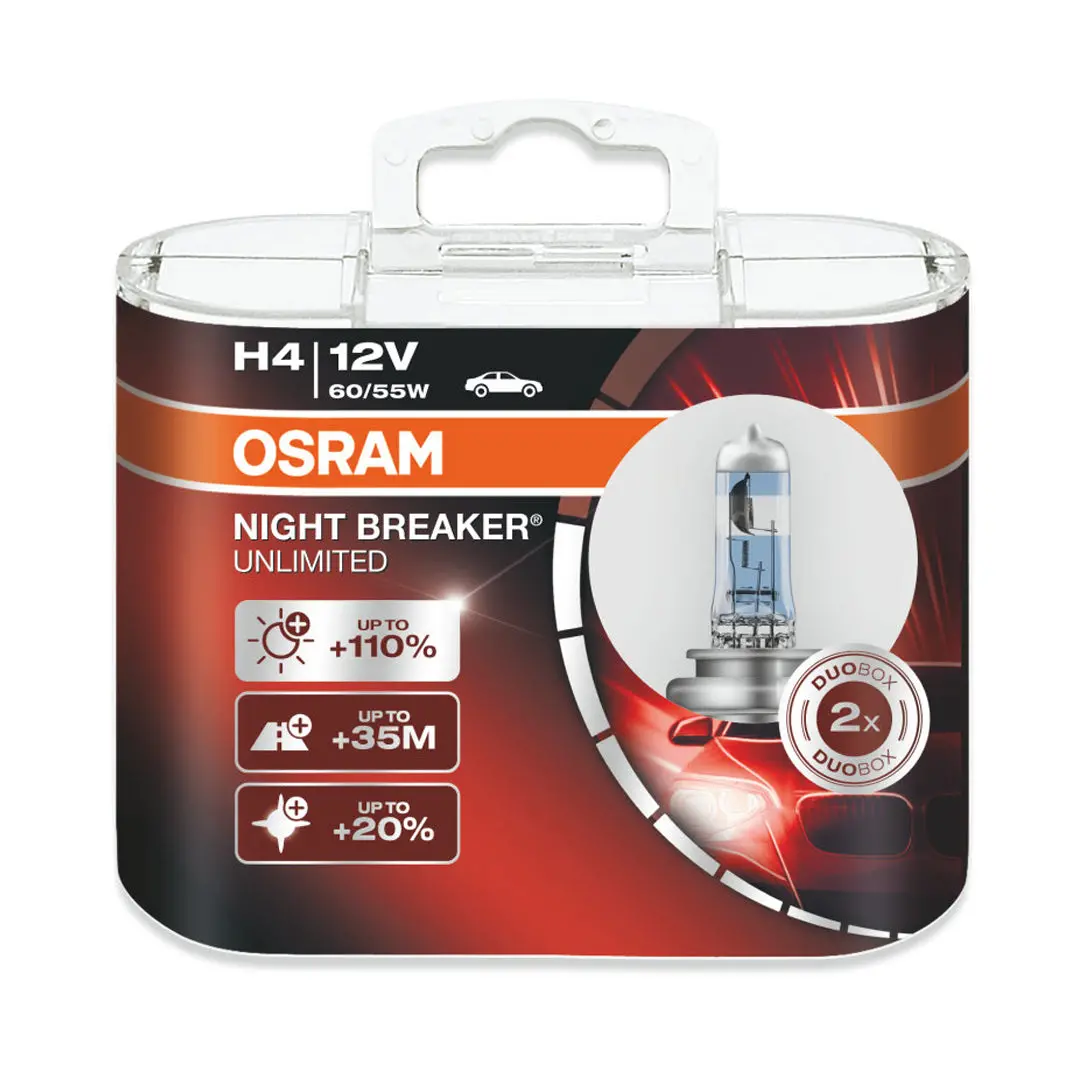 Osram Night Breaker Unlimited H4 60/55W 12V 1