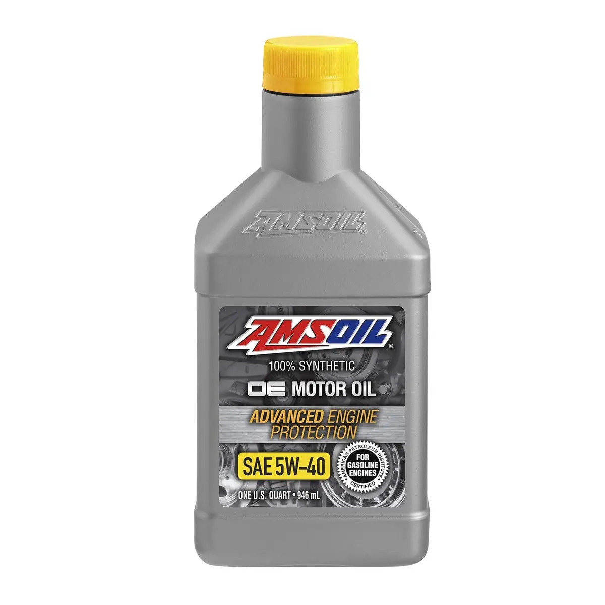 Amsoil 100% Synthetic Oe Gasoline Oil 5W40 1 Quart 1