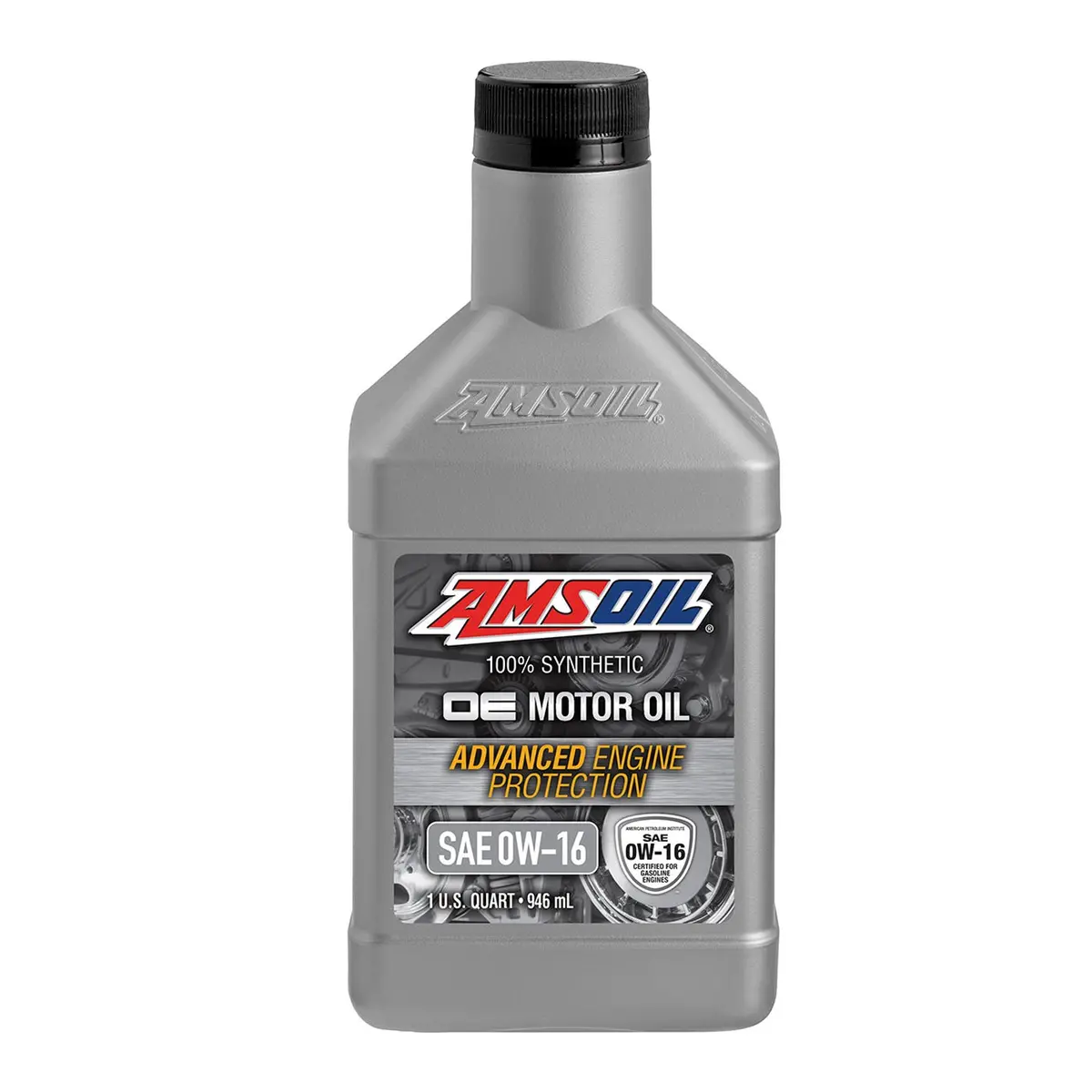 Amsoil 100% Synthetic Oe Gasoline Oil 0W16 1 Quart 1