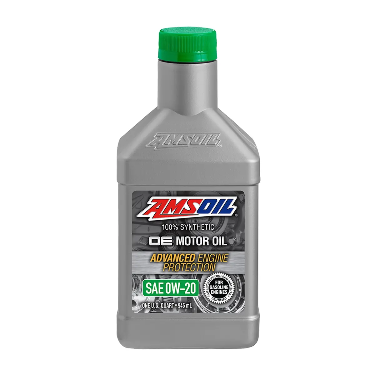 Amsoil 100% Synthetic Oe Gasoline Oil 0W20 1 Quart 1