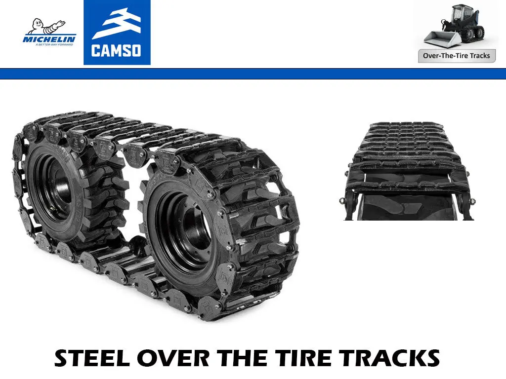 Michelin  Camso Steel Over The Tire Tracks For Skid Steers 1