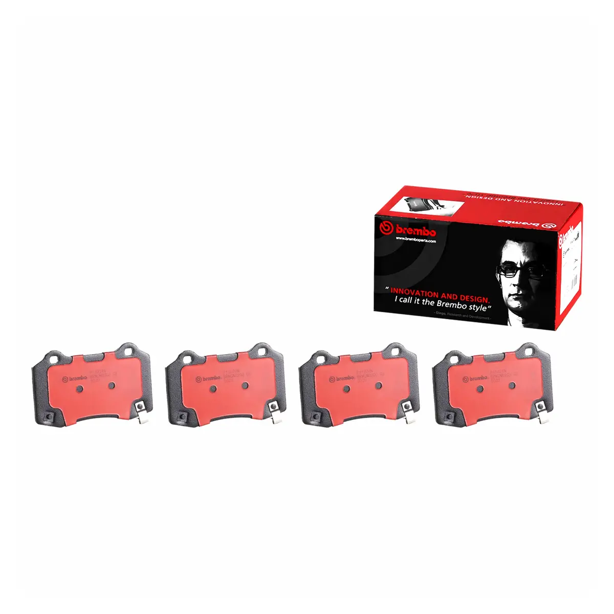 Brembo Rear Ceramic Brake Pad P11024n For Jeep Grand Cherokee, Chrysler 300C, Dodge Challenger, Charger 1