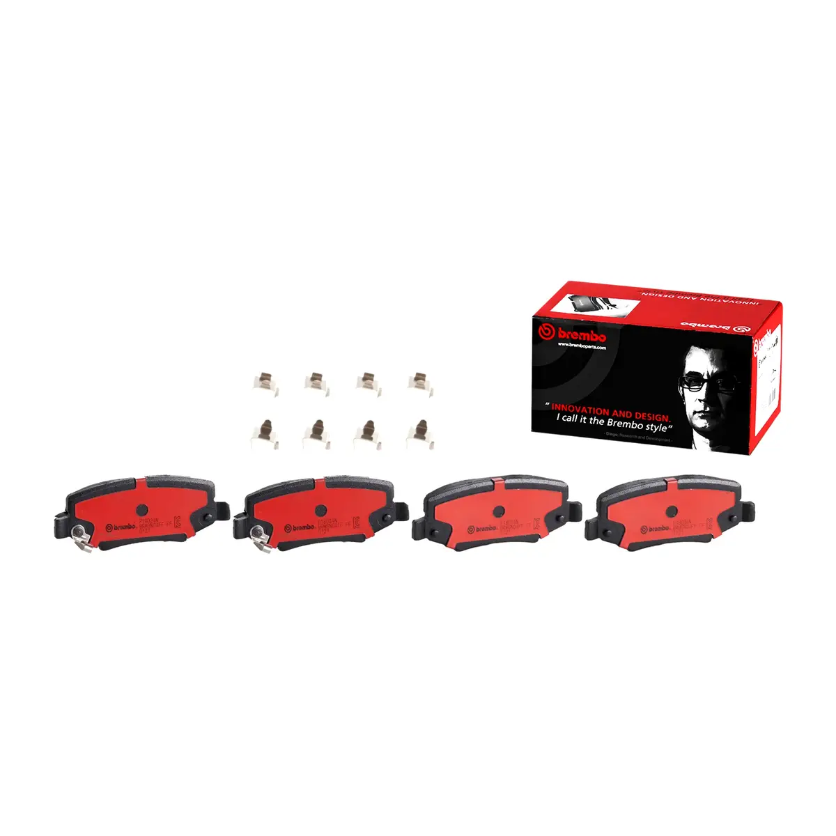 Brembo Rear Ceramic Brake Pad P18024n For Jeep Wrangler Jk 2007-2018 1