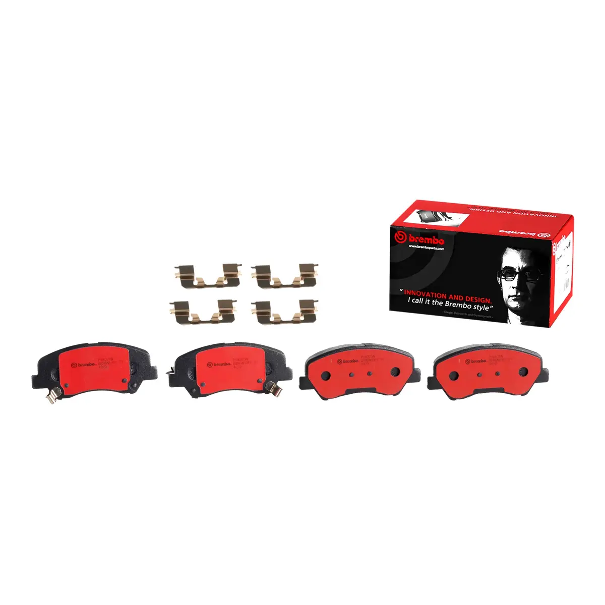 Brembo Front Ceramic Brake Pad P18025n For Hyundai Accent, Kia Rio 1