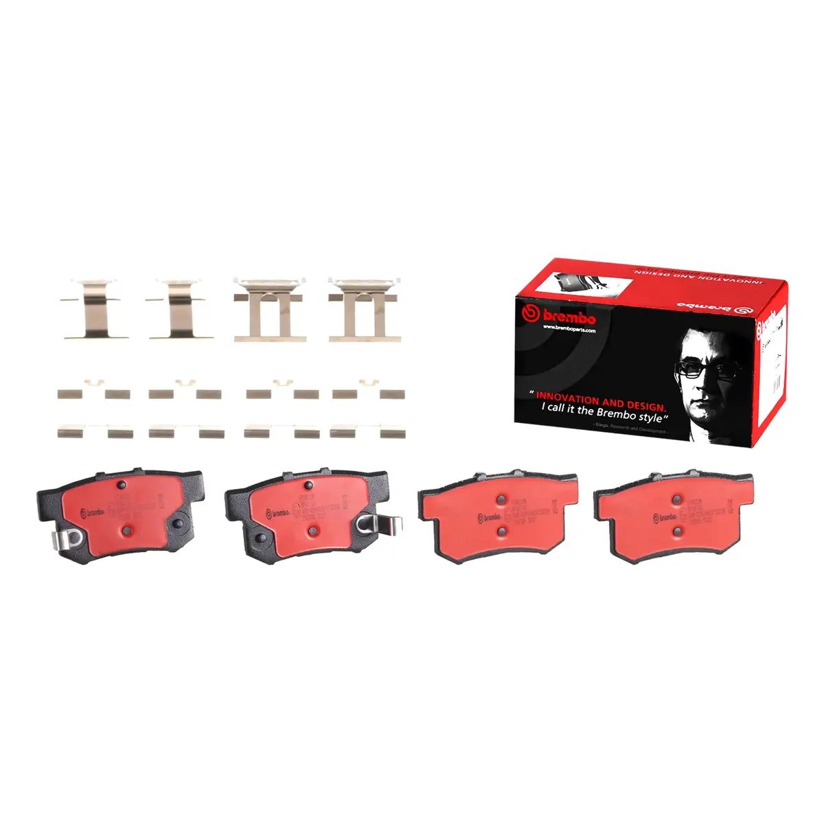 Brembo Rear Ceramic Brake Pad P28022n For Honda Integra 1994-2006, Odyssey 2014-2021, Prelude 1992-2001 1