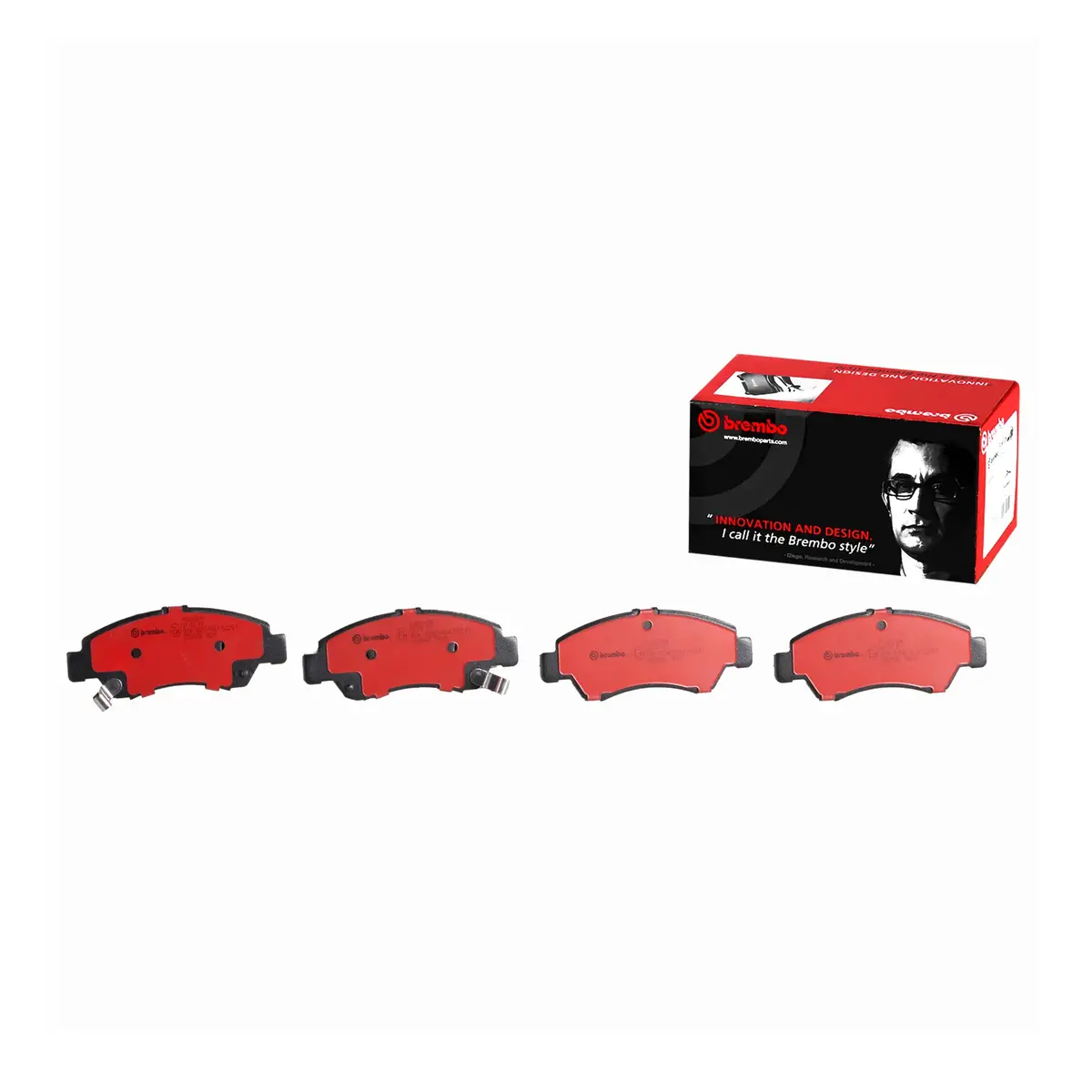Brembo Front Ceramic Brake Pad P28024n For Honda Civic Ek, Jazz Gd, Brio 1