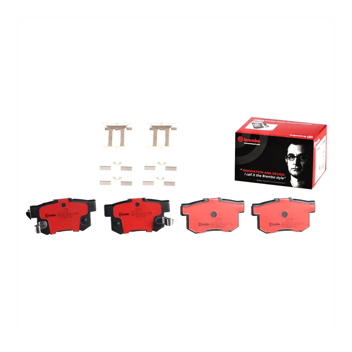 Brembo Rear Ceramic Brake Pad P28039n For Honda Civic Fd, Fb, S2000 1