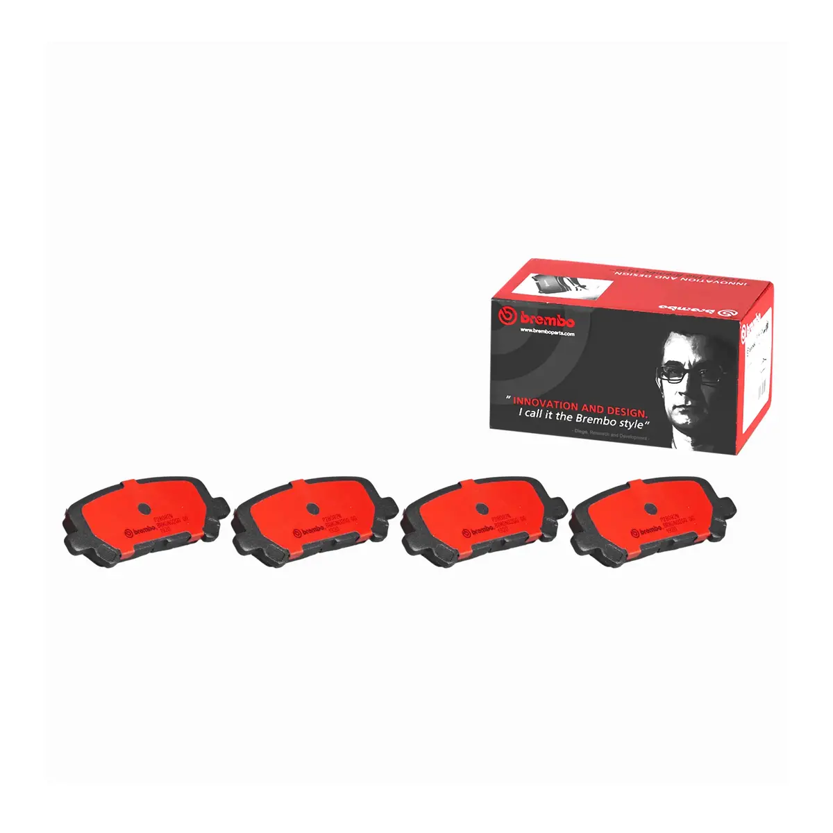 Brembo Rear Ceramic Brake Pad P28082n For Isuzu Mu-X, Chevrolet Trailblazer 1