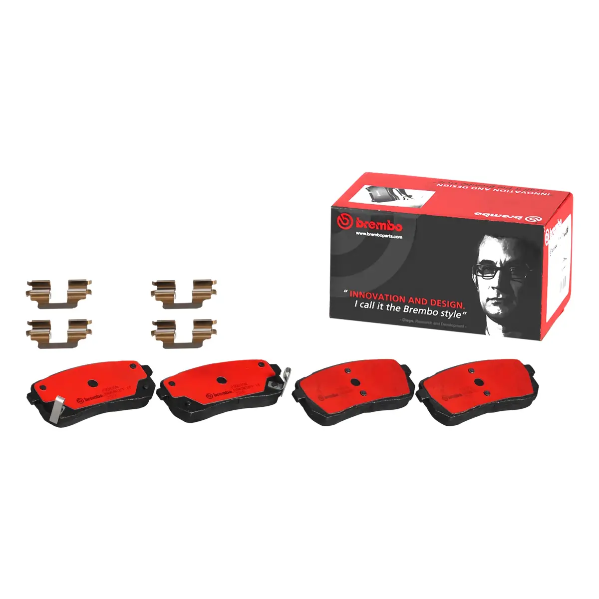 Brembo Rear Ceramic Brake Pad P30035n For Hyundai Grand Starex 2007-Up, Veracruz 2007-2021, Kia Carnival 2006-2012 1
