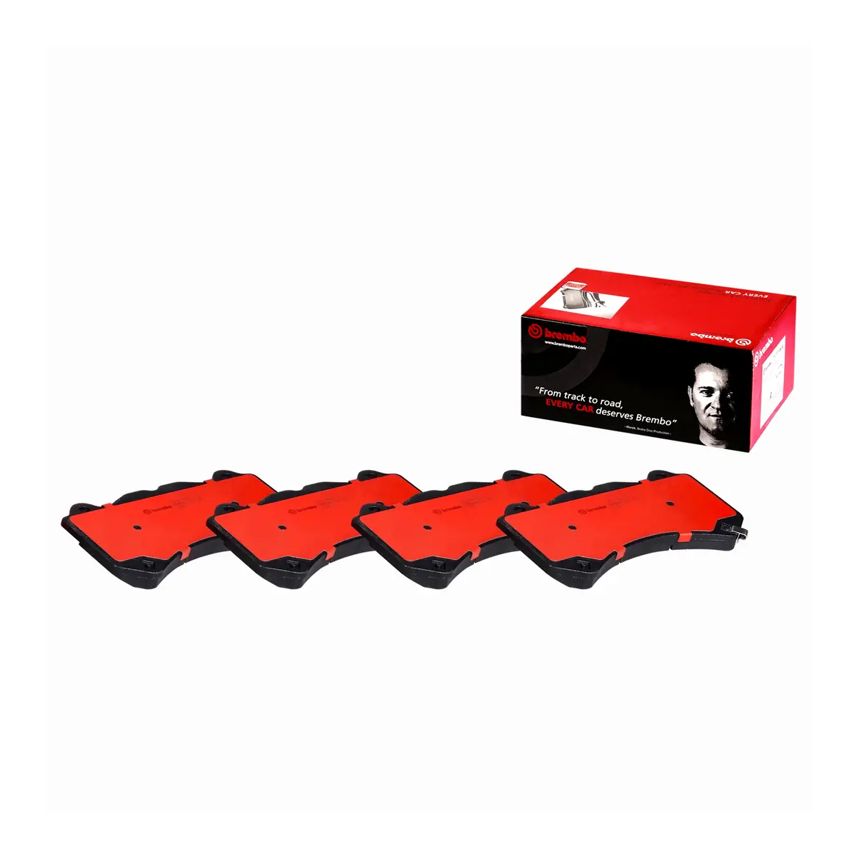 Brembo Front Ceramic Brake Pad P37018n For Chevrolet Corvette, Camaro, Nissan Gt-R, Dodge Charger, Challenger 1