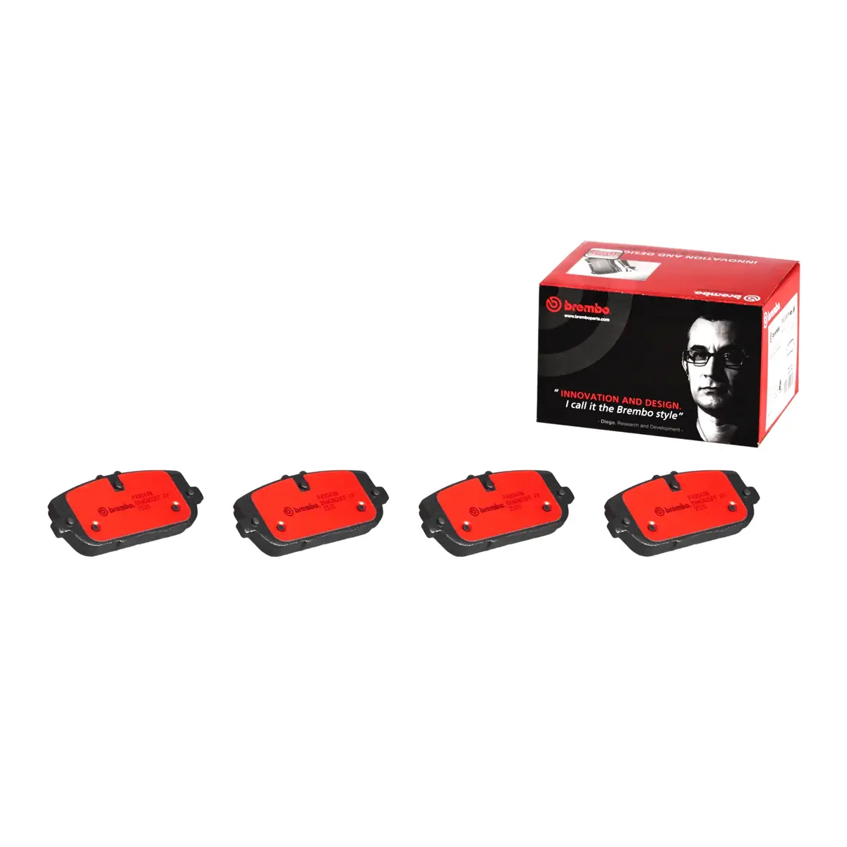 Brembo Rear Ceramic Brake Pad P49044n For Mazda Miata Mx-5 Nd 1