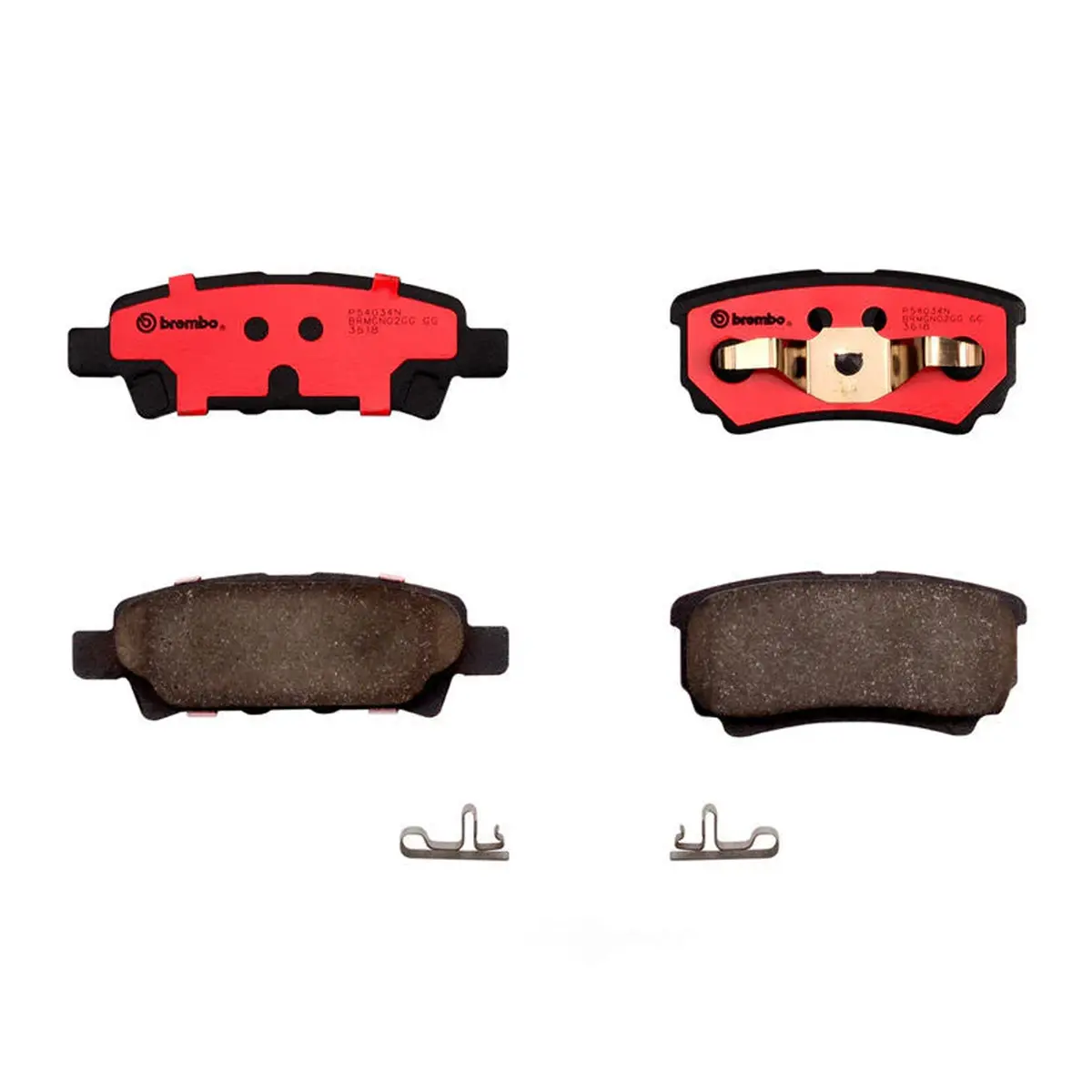 Brembo Rear Ceramic Brake Pad P54034n For Mitsubishi Lancer Ex, Cedia 2