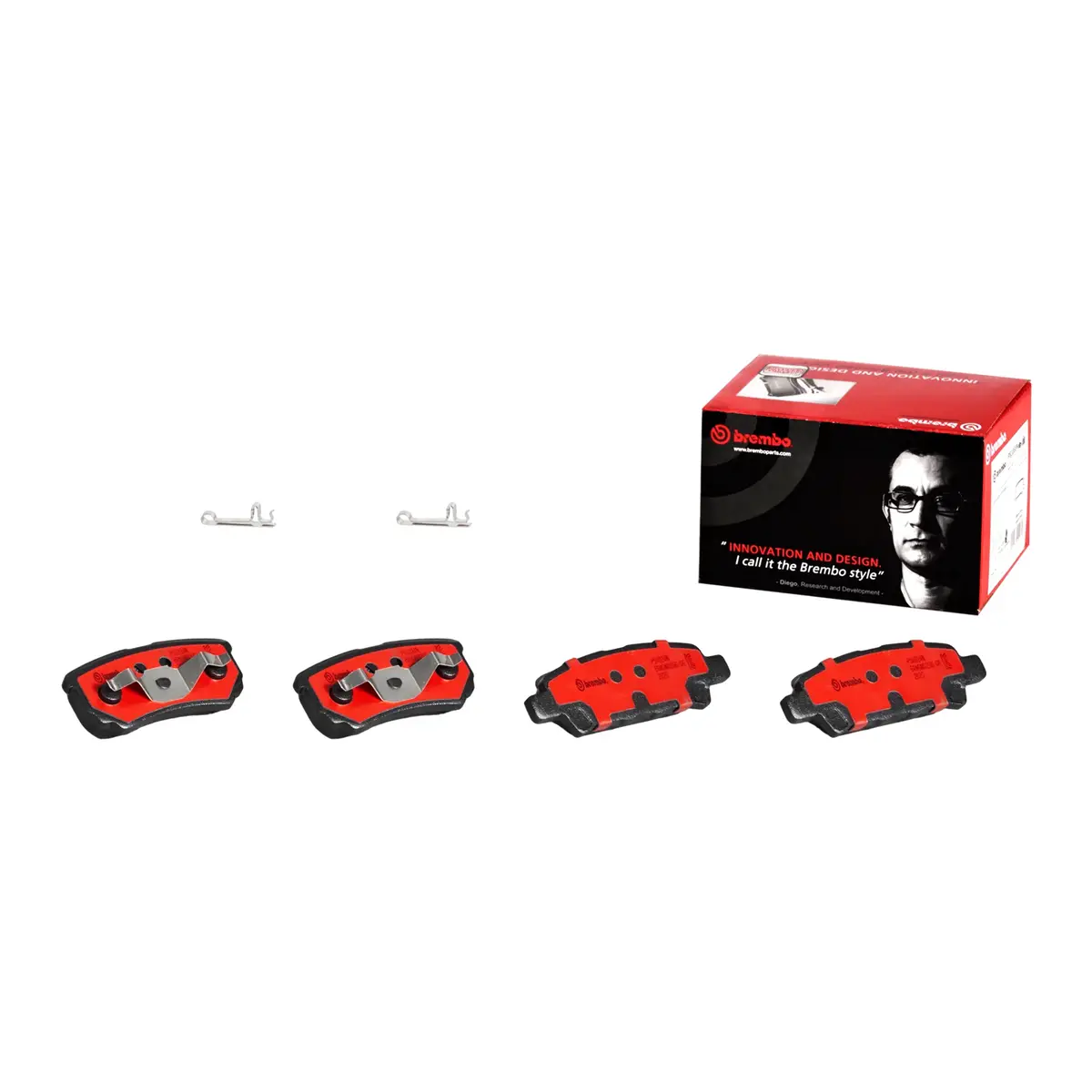 Brembo Rear Ceramic Brake Pad P54034n For Mitsubishi Lancer Ex, Cedia 1