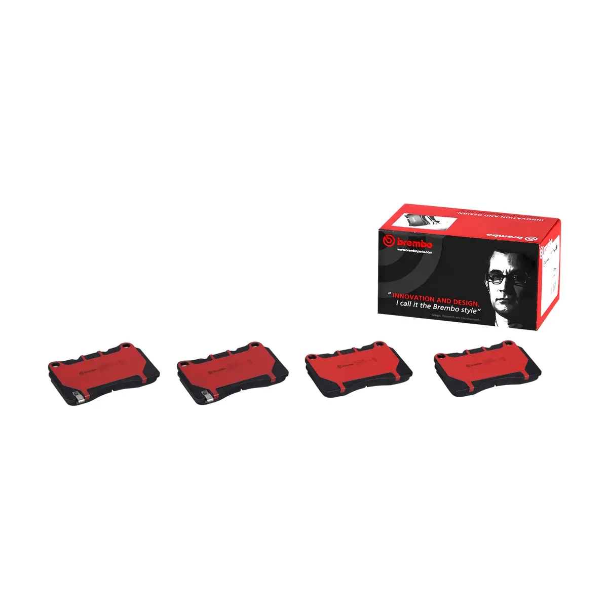 Brembo Front Brake Pad P54039n For Honda Civic Type R, Mitsubishi Lancer Evolution, Subaru Impreza Wrx 1