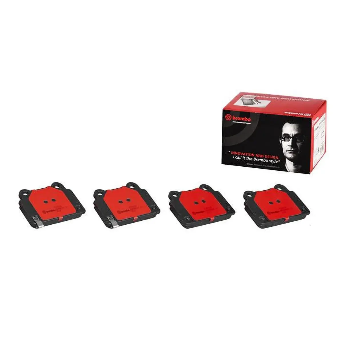 Brembo Rear Ceramic Brake Pad P54052n For Mitsubishi Lancer Evolution X 2007 - 2016 1