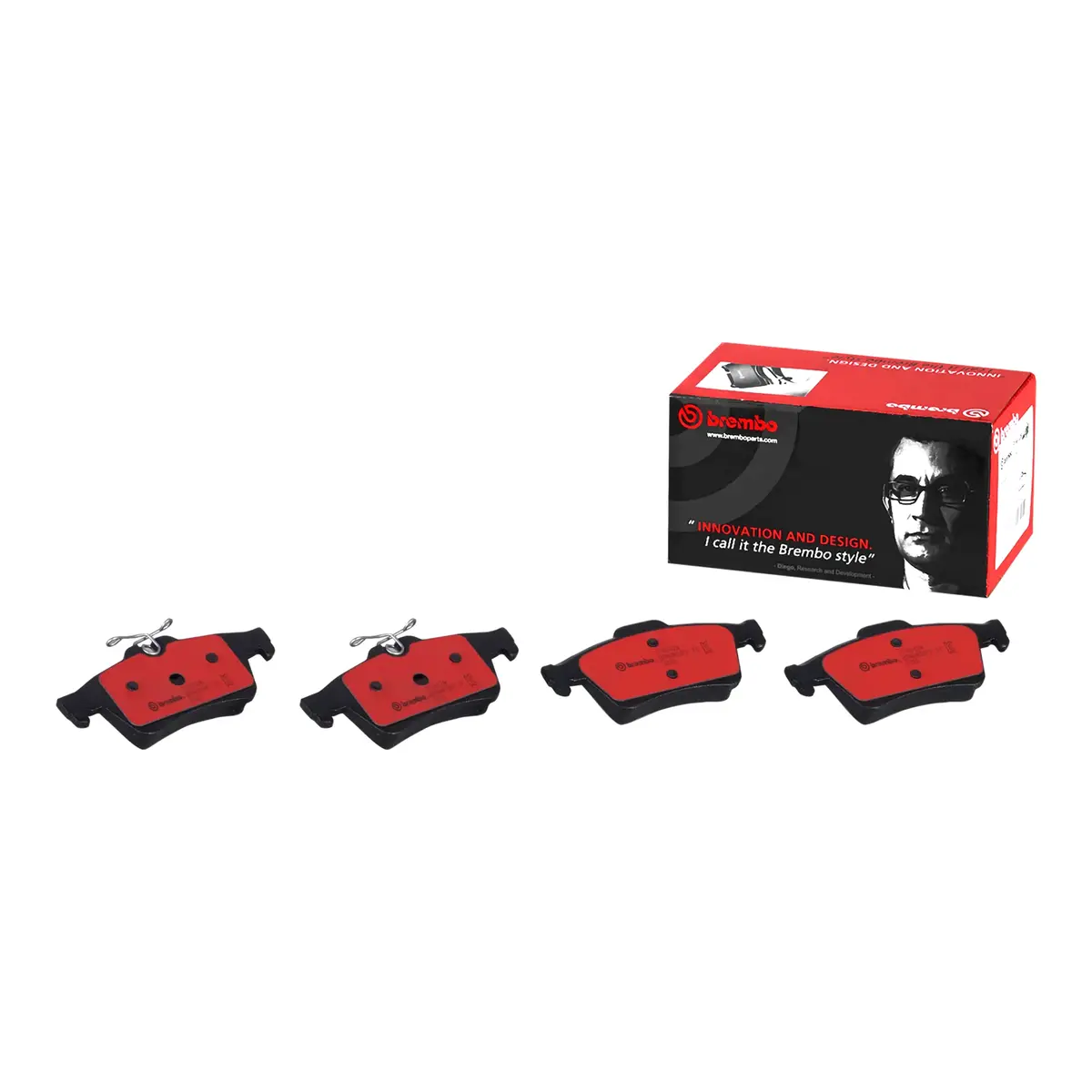 Brembo Rear Ceramic Brake Pad P59042n For Ford Focus 2005-2019, Mazda 3 2004-2013 1