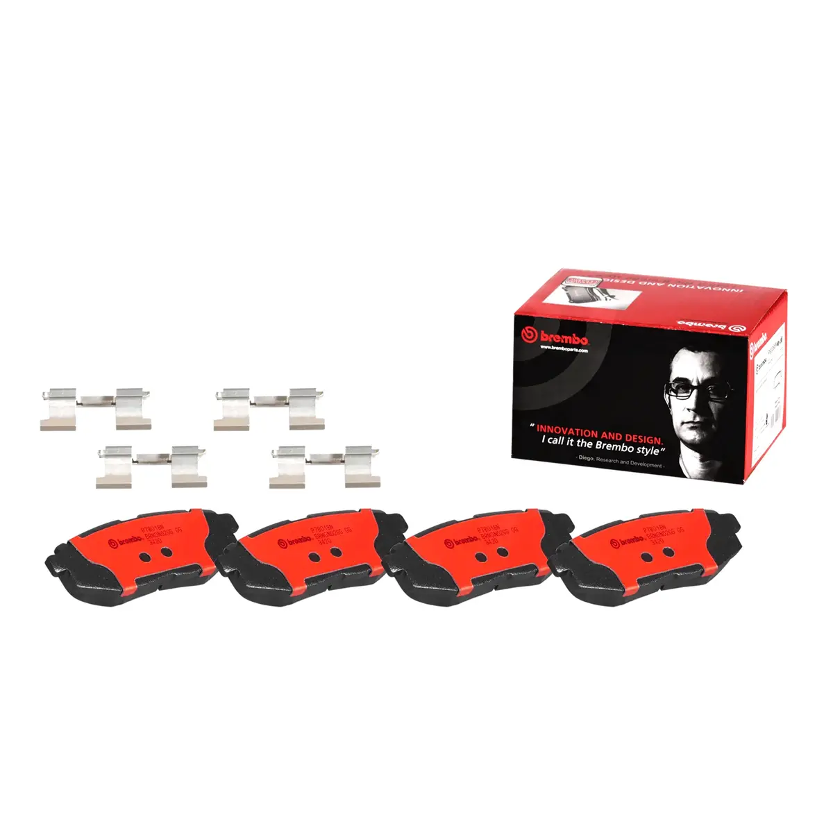 Brembo Rear Ceramic Brake Pad P78018n For Subaru Brz, Forester, Toyota Gt86 1