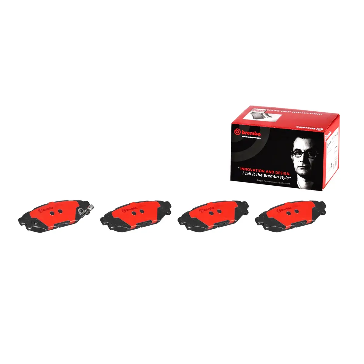 Brembo Rear Ceramic Brake Pad P78020n For Subaru Forester Sj, Legacy, Levorg, Wrx 1