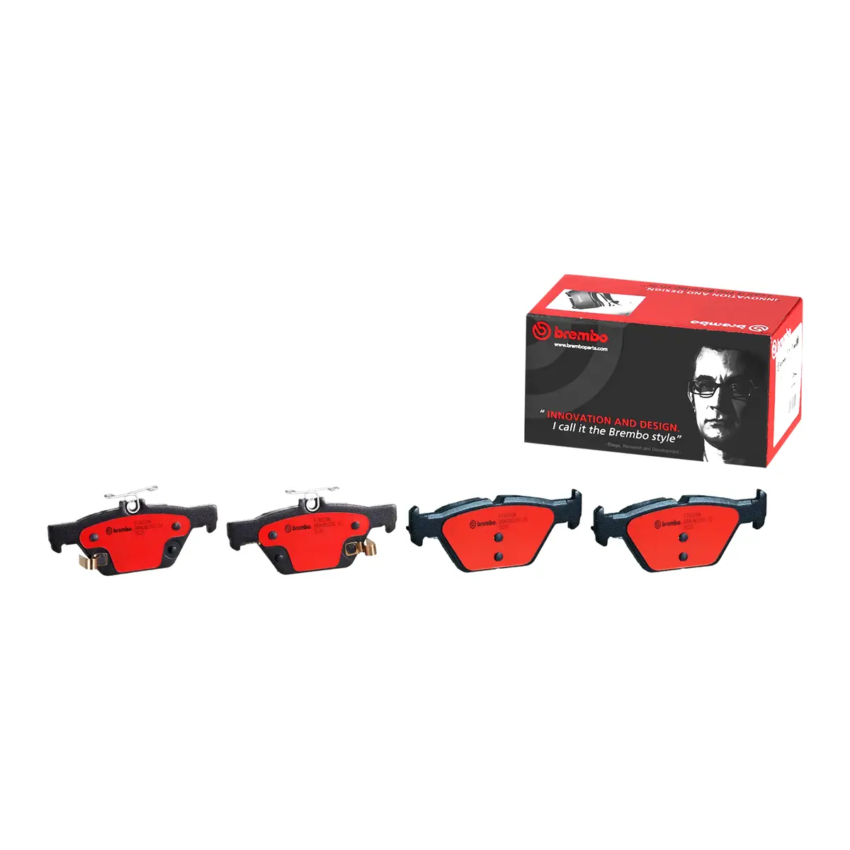 Brembo Rear Ceramic Brake Pad P78026n For Subaru Forester, Impreza, Legacy, Xv 1