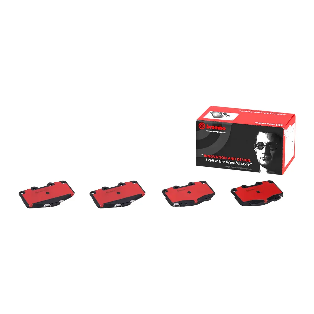 Brembo Front Ceramic Brake Pad P83009n For Toyota Hilux 1988-2005, Land Cruiser 70, Prado 90 1