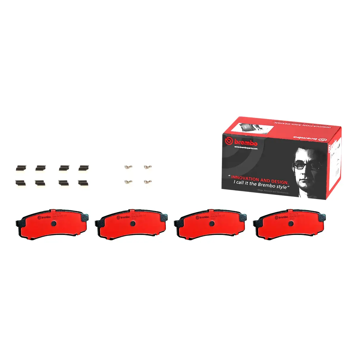 Brembo Rear Ceramic Brake Pad P83024n For Mitsubishi Pajero Bk, Toyota Fj Cruiser, Land Cruiser 1