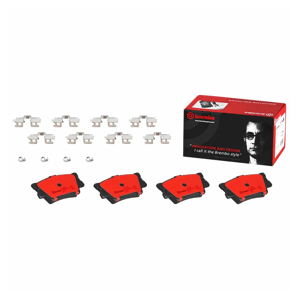 Brembo Rear Ceramic Brake Pad P83089n For Toyota Camry, Rav4, Corolla Cross 1