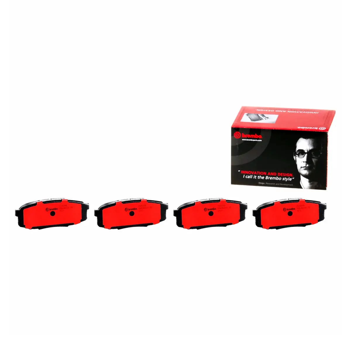 Brembo Rear Ceramic Brake Pad P83098n For Toyota Land Cruiser 200 2008-2021, Sequoia 1