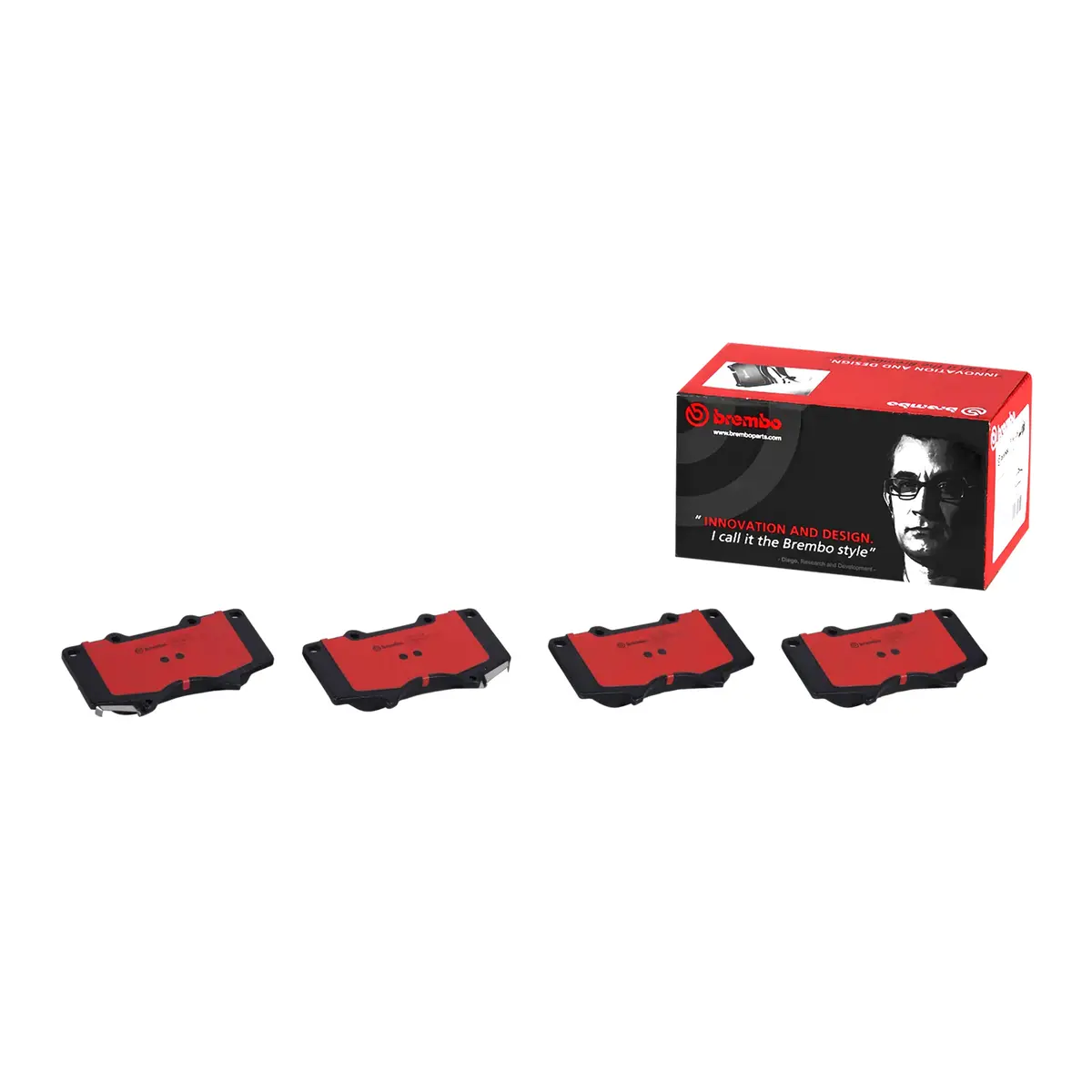Brembo Front Ceramic Brake Pad P83102n For Toyota Fortuner 2016-, Hilux 2016-Up 1