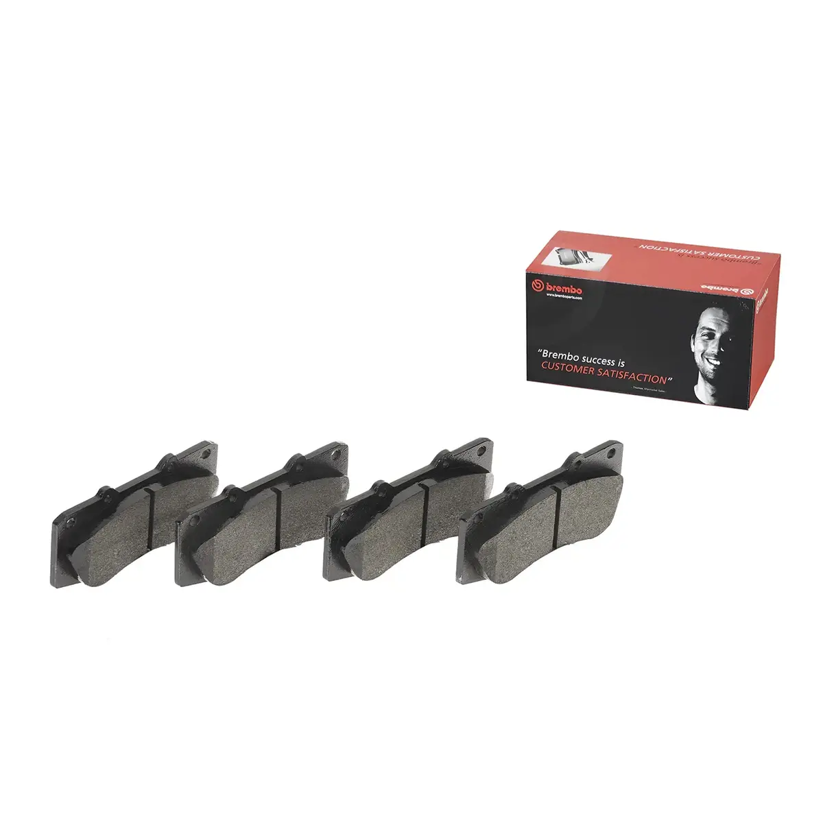 Brembo Front Ceramic Brake Pad P83140n For Toyota Fortuner 2011-2015, Hilux 2011-2015 1