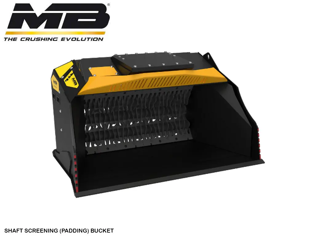 Mb-Hds323 Shaft Screening (Padding) Bucket For Wheel Loaders 1