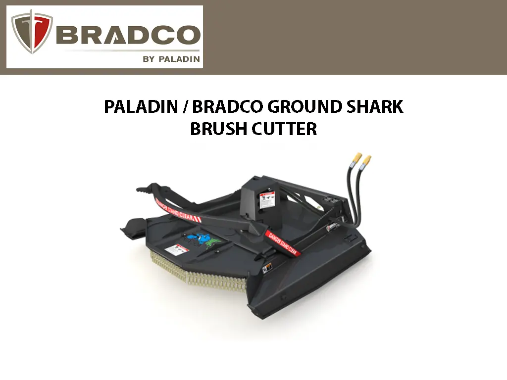 Paladin / Bradco Xd Ground Shark™ Extreme Duty Brush Cutter For Skid Steer Loaders 1