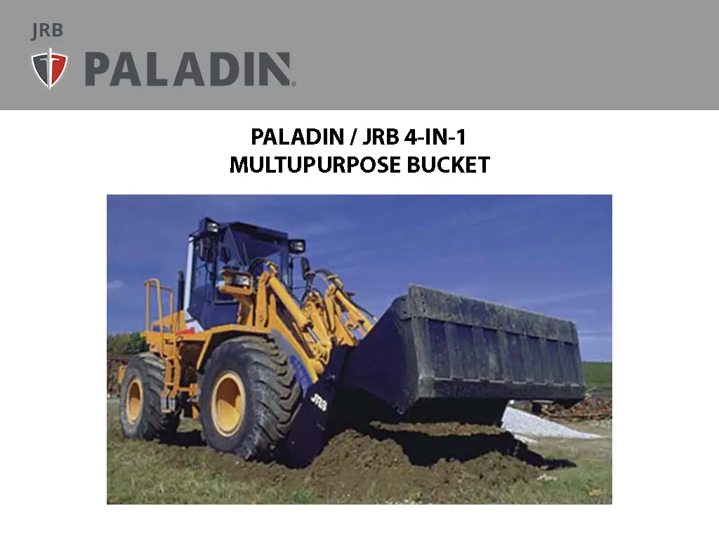 Paladin 4-In-1 Heavy Duty Multi-Purpose Bucket For Wheel Loaders 1
