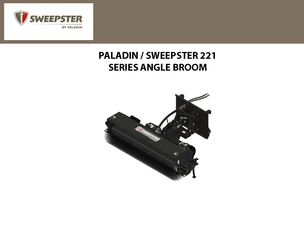 Paladin / Sweepster 221 Series Angle Broom For Wheel Loaders 1