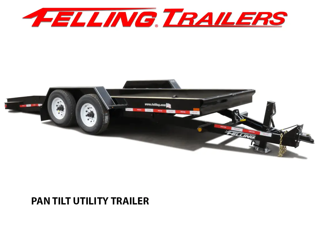 Felling  Pan Bed Utility Drop Deck Trailer 1