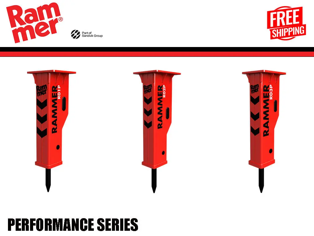 Rammer Performance Series Hydraulic Hammers For Mini Loaders 1