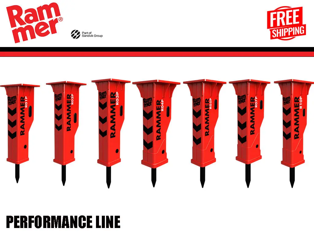 Rammer Performance Series Skid Steer Hydraulic Hammers 1