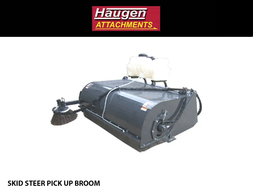 Haugen Pick-Up Brooms For Skid Steers 1