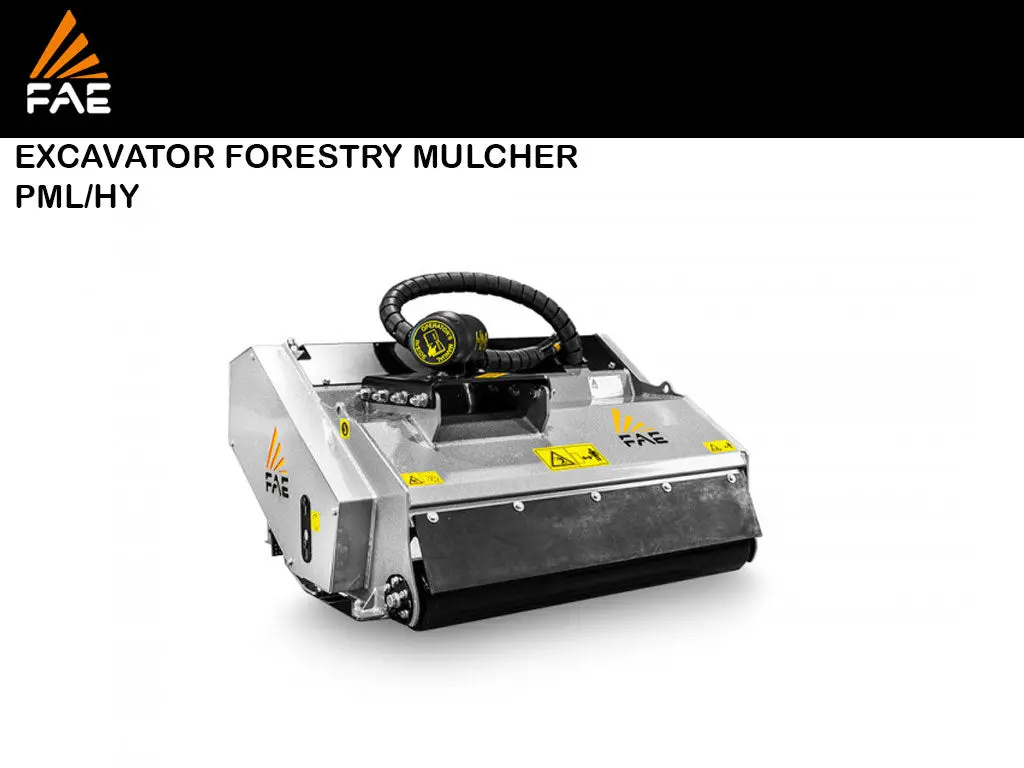 Fae Pml/Hy Forestry Mulcher For Mini-Excavators, 3000 - 7000 Lbs. 1
