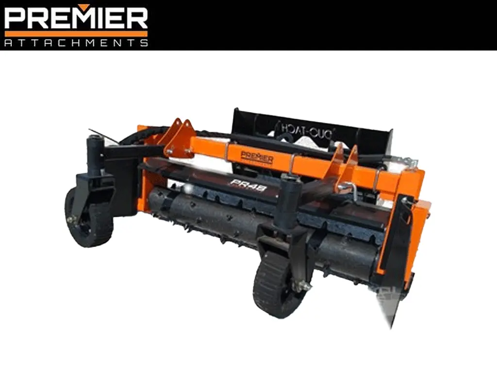 Premier Attachments Power Rake For Mini Loaders 1